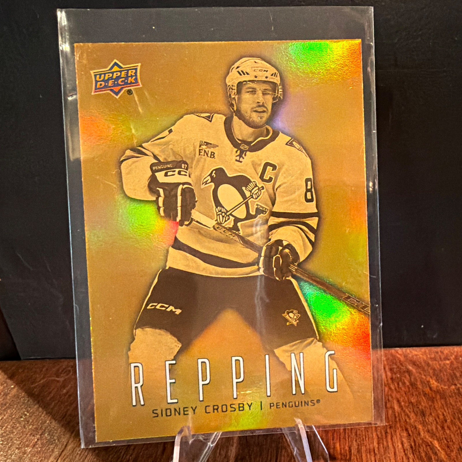 Upper Deck 2026-27 Series 1 Sidney Crosby Repping Insert #RP-30 Penguins