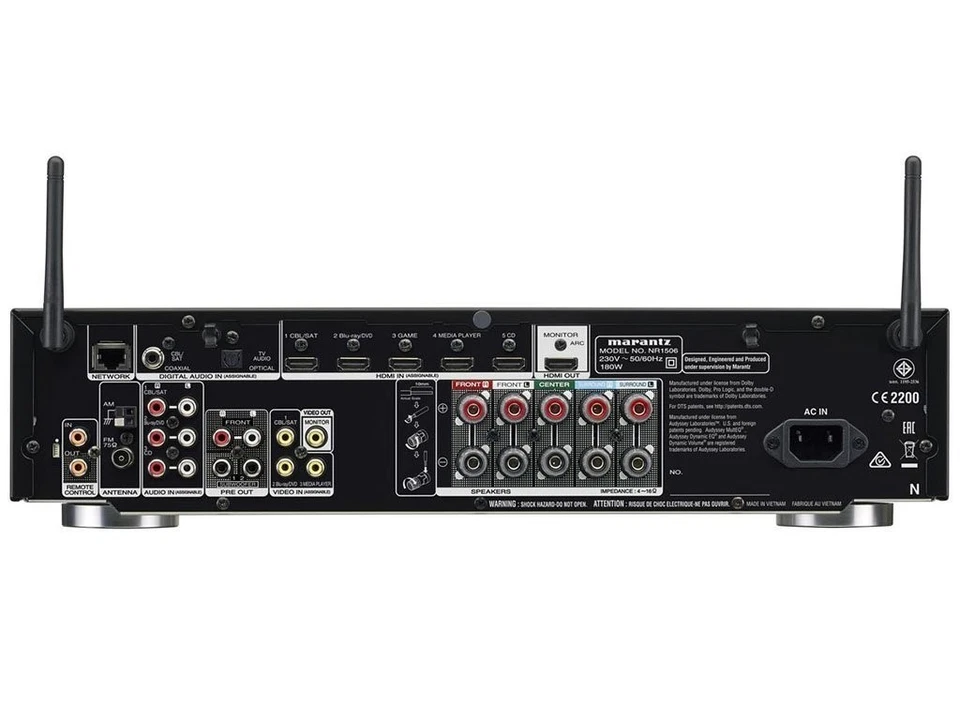 Marantz NR 1506  AV Receiver, 4k  HDMI OSD  Bluetooth Internet Radio  USB Tuner - Bild 2 von 2