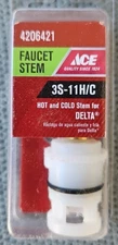 ACE 3S-11H/C Hot and Cold Faucet Stem for Delta #4206421 New Free Shipping