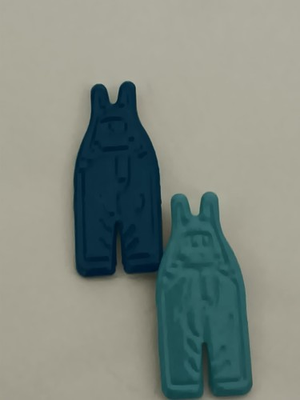 #ad #ad 12 OVERALL BRADS BLUE $2.99