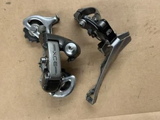 Vintage Suntour XCE Xpert Front and XCD Rear Derailleur Set