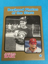 2022 Topps Heritage Minor League JOSHUA BAEZ Boyhood Photos Gold /18 #142