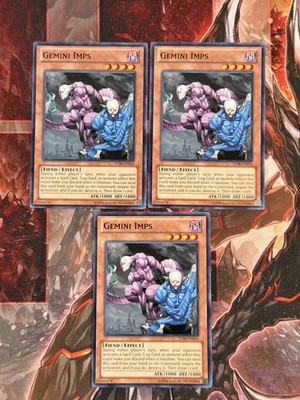 Yugioh Gemini Imps Common TU08 (x3)