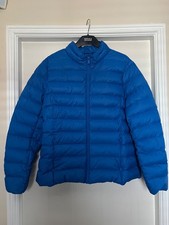 Marks & Spencer Cobalt Blue Puffer Jacket ket Size 16