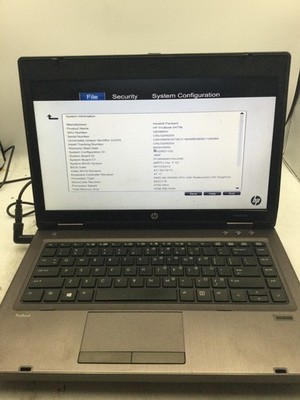HP PROBOOK 6475B - BOOTS TO BIOS - AMD A6 - 8GB RAM - READ DESCRIPTION -BB