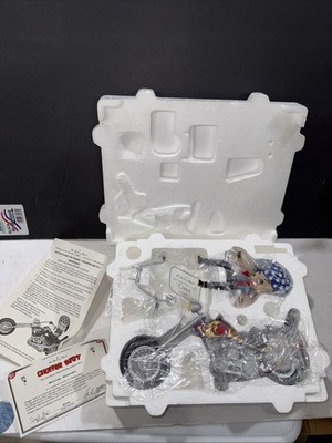 RARE 1999 The Danbury Mint Betty Boop  Chopper Betty  Motorcycle Figurine NIB
