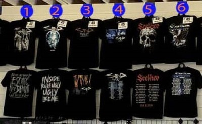 New!!! Merch Charlotte 2026 Staind and Seether Reprint