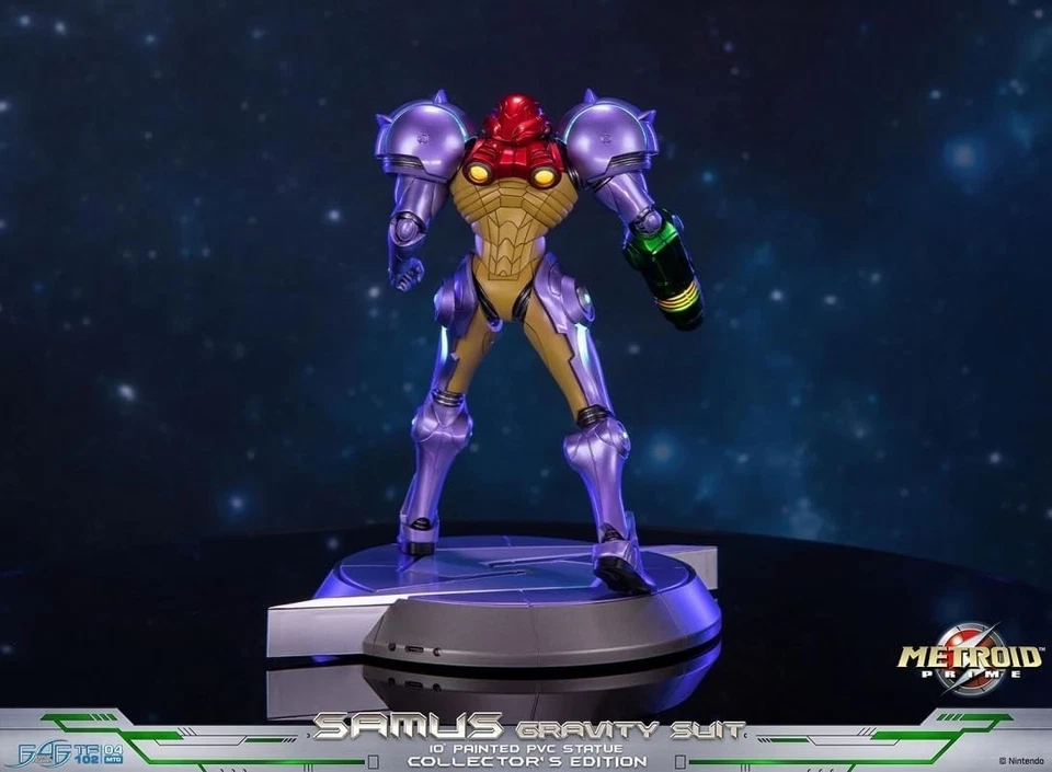 Primeras 4 Figuras Metroid Prime / Traje de Gravedad Samus Aran PVC Estatua PSL Foto 4 de 4