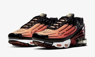Nike Air Max Plus III 3 TN Black Orange Tiger Men's 13 Tuned Air CD7005-001