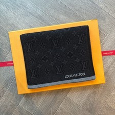 Men's LOUIS VUITTON "My Monogram Eclipse" Wool Scarf M73468 (RRP £370)