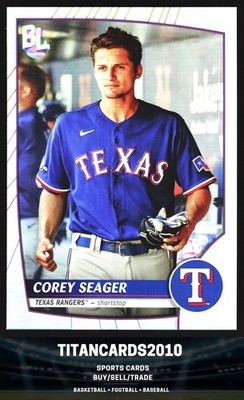 Corey Seager 2023 Topps Big League Silver Refractor Texas Rangers #247