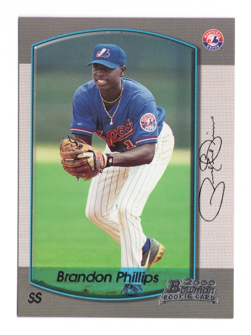 Brandon Phillips RC 2000 Topps Bowman #347 Montreal Expos