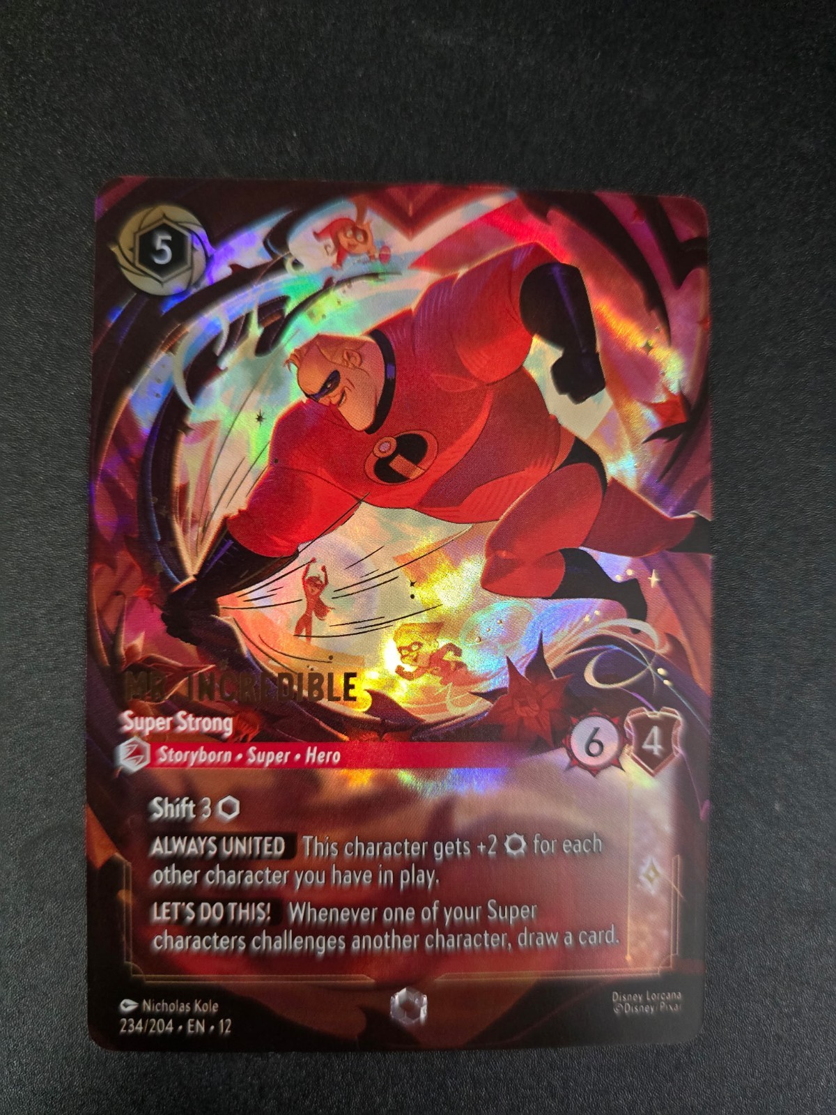 Mr. Incredible - Super Strong (Enchanted) 234/204 Wilds Unknown Holo