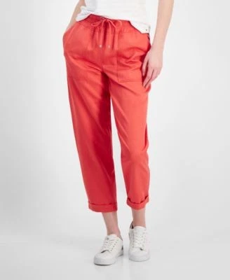 Tommy Hilfiger Womens High Rise Cuffed Twill 196701511584 XL RT $79.5 #1