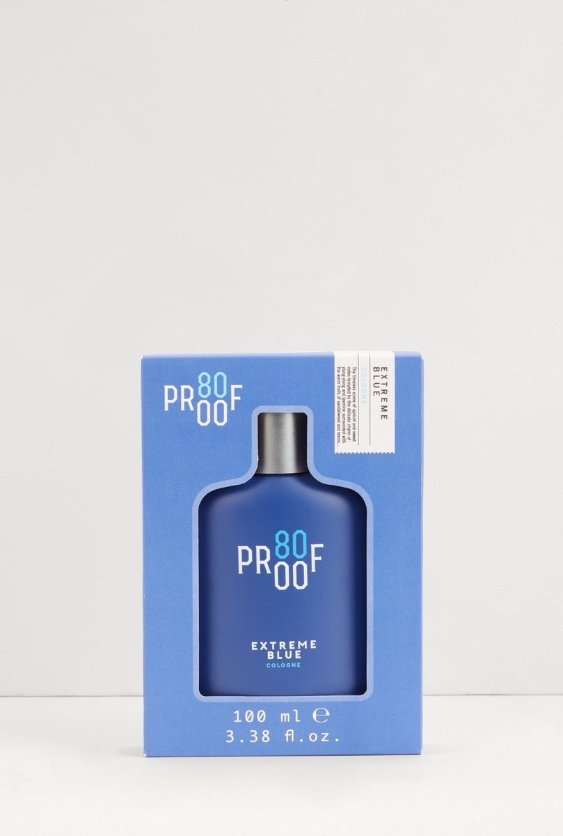 Perfume 80 Proof Extreme Blue Eau de Cologne Spray 3.38 fl oz
