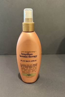 1 OGX Ever Straightening + Brazilian Keratin Therapy Flat Iron Spray New Rare
