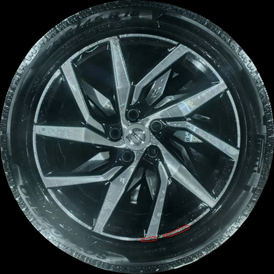 235/45 R18 Winterreifen VOLVO V60 18 Zoll Alufelgen Komplettsatz 5-6mm - Bild 3 von 4