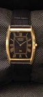 Vintage Seiko Slim Quartz Japan Made Black Dial Gold Plated Men's Wrist Watch