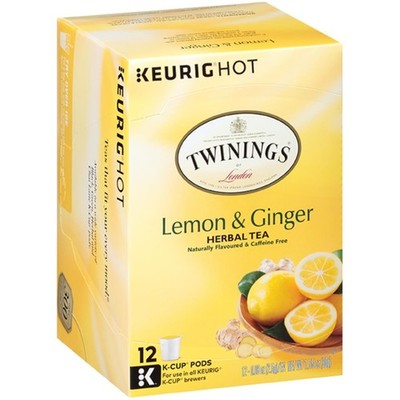 Twining's Lemon & Ginger Tea K-Cups - 12 count