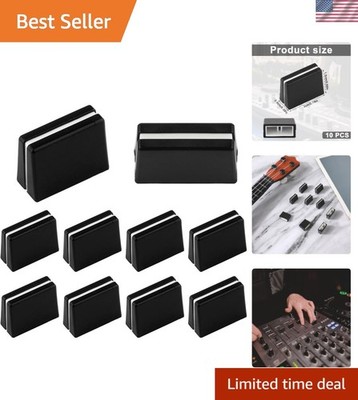 Fader Knob Replacement - 10pcs Black Caps for Pioneer Mixers, User Friendly