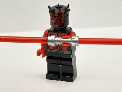 Lego Star Wars Darth Maul Minifigure sw0384 Printed Red Arms