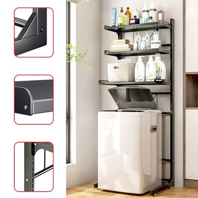 Überbauregal Waschmaschine Toilettenregal Waschmaschinenregal Chrom WC-Regal Bad