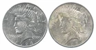 1924 & 1923 & Peace Silver Dollar $1 Bullion Collection Lot *844