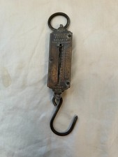 Antique Brass & Steel Salter Pocket Balance Made in England No.3 25 LB