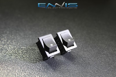 2 Pcs Round Rocker Switch 3 4 Mount Hole 16 Amp 12v 3 Pin