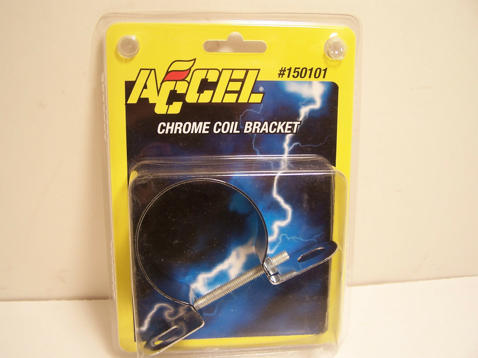 ACCEL Chrome Coil Bracket Mounting Canister Ignition Coil Mount Blaster