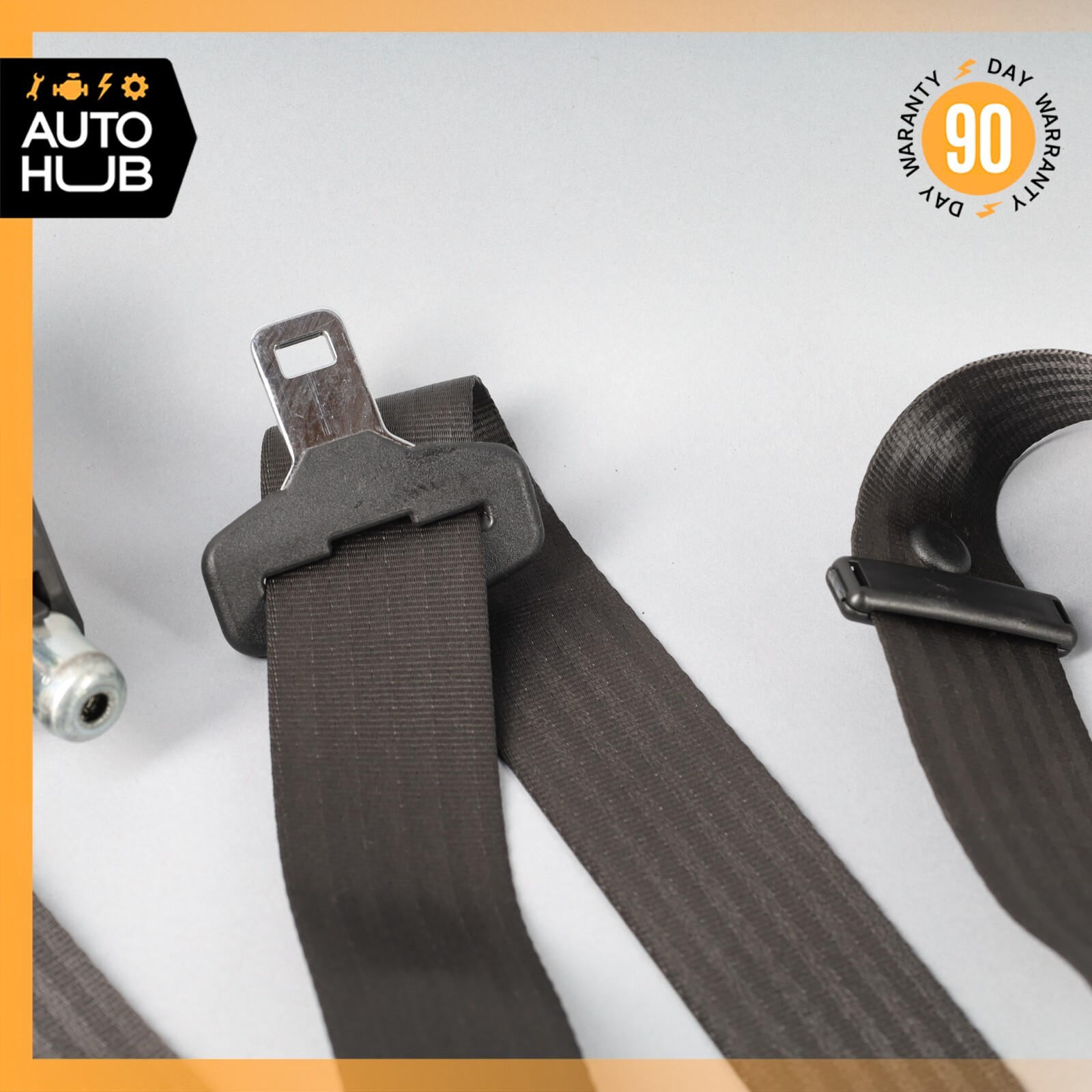 08-19 Maserati GranTurismo M145 Rear Left Driver Side Seat Belt Black OEM