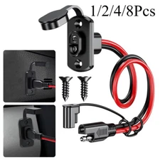 12AWG SAE To SAE Female Cord Automotive Panel Extension Cable for Boat Tractor