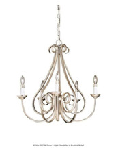 Kichler 2021NI Dover 5-Light Chandelier in Brushed Nickel