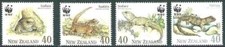 Timbres Reptiles Lézards Nlle Zélande 1104/1107 ** (68113DT)