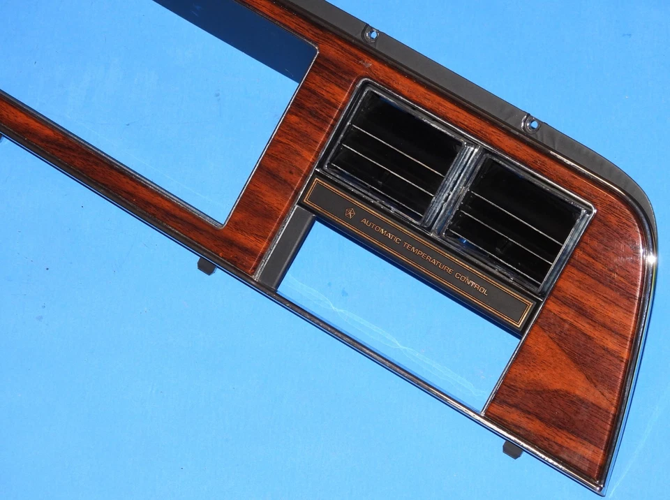 Chrysler Imperial 1990-93 OEM tablero de madera panel bisel cubierta de moldura Foto 3 de 4
