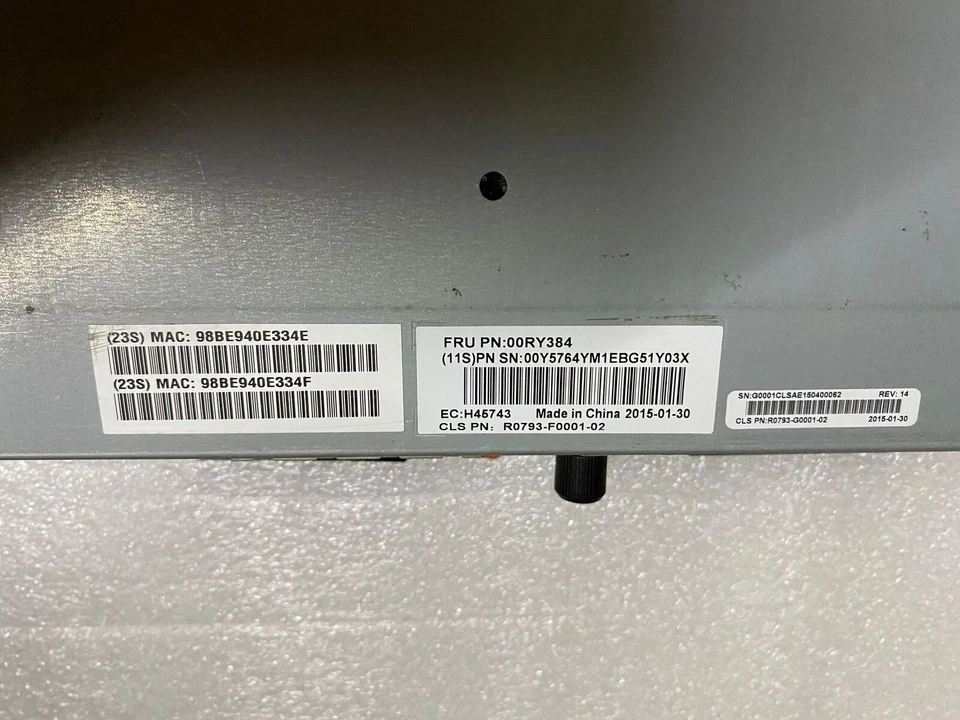 IBM 00Y5860 00RY384 00Y5764 V5000 2078-12C/24C Controller Module W/ Battery - Image 2 of 4