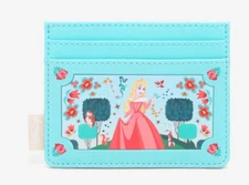Loungefly Disney Sleeping Beauty Floral Aurora Cardholder  - NEW - With Tags