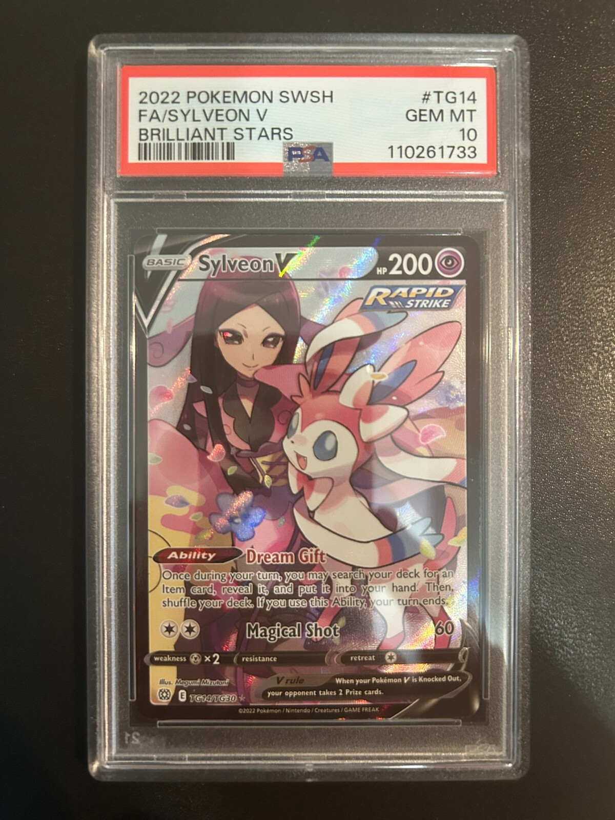 Sylveon V 2022 Sword & Shield: Brilliant Stars #TG14/TG30 Sylveon V 2022 Sword & Shield: Brilliant Stars #TG14/TG30