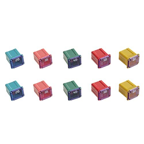 Dilwe Kit De Fusibles 20pcs Rectangle Fusible Set Tableau De Bord