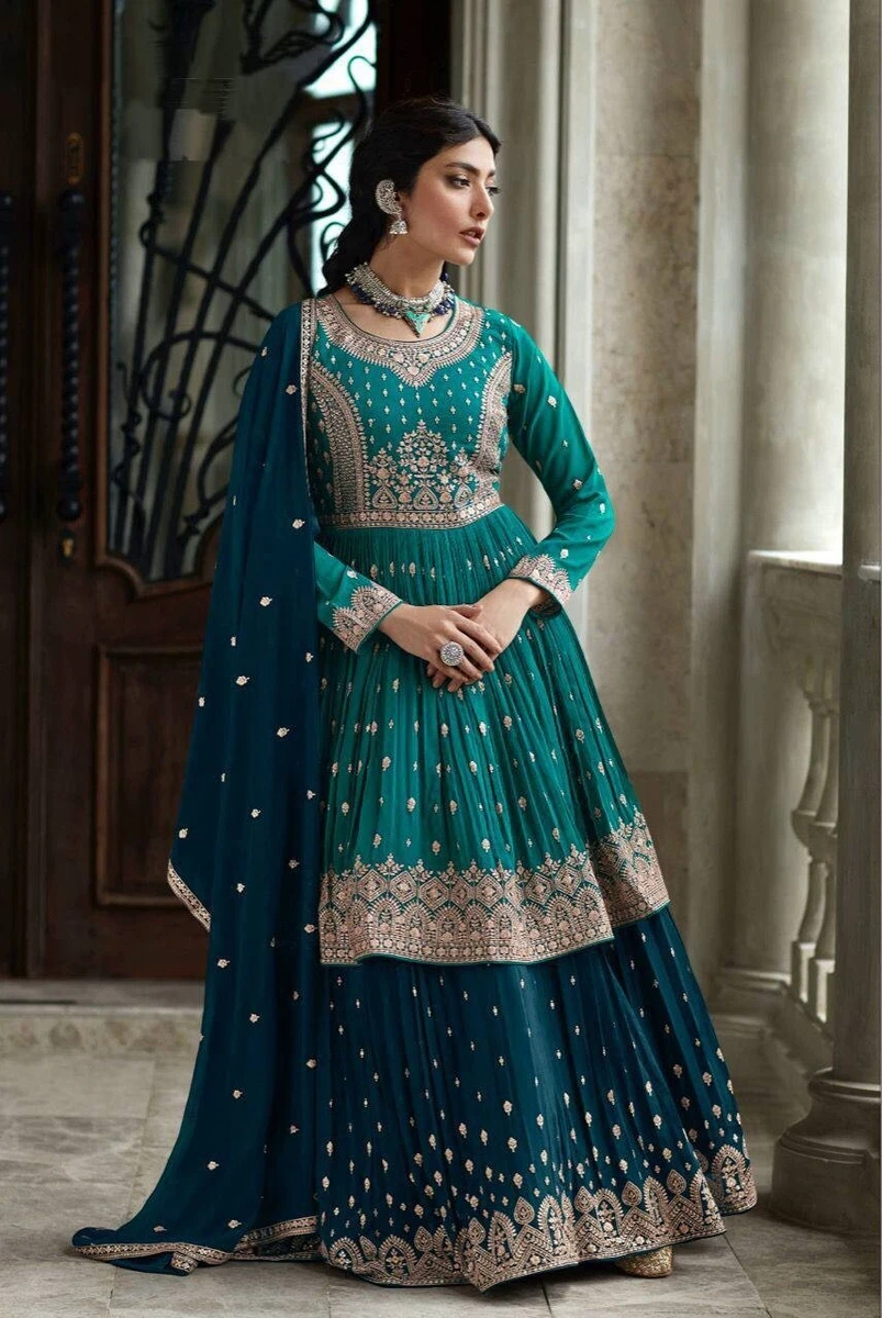 Indian Bollywood Salwar Pakistani Wear Designer Kameez Dress Party