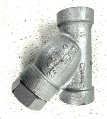 MUELLER Wye Y Strainer 1/2'' Socket Weld WCB Class 600 1480-WOG 1/32'' Perf Screen