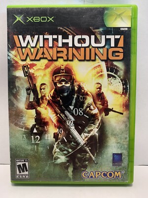 Without Warning (Microsoft Original Xbox, 2005) No Manual Capcom Tested