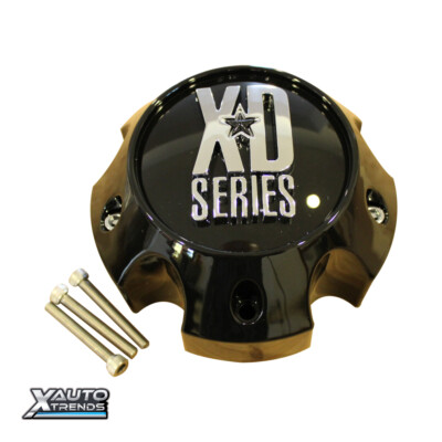 KMC XD Series 796 797 798 Gloss Black 5 Lug Wheel Rim Center Cap 1079L145A