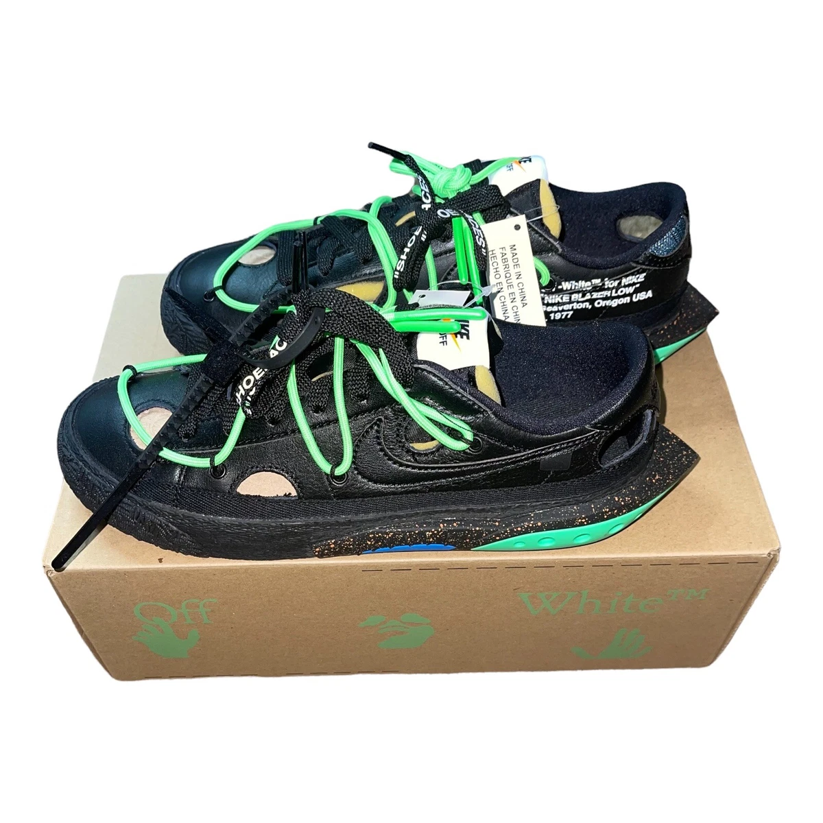 NEW OFF-WHITE BLAZER LOW BLACK & GREEN ARE TERRIBLE 