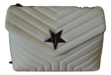 borsa donna vera pelle made in Italy bianco damen tasche leder fashion designer