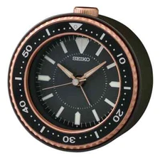 Alarm clock QHE184T that incorporates the design of Seiko diver's watch