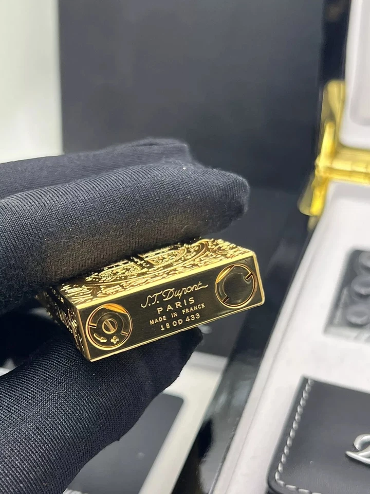 S.T.Dupont LIGNE2 Constantine Butane Lighter Cigars Lighter with Box NEW - Immagine 3 di 4