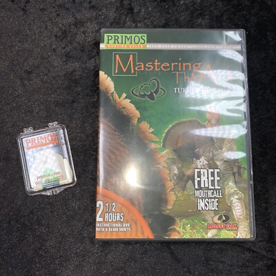 Turkey Hunting Call & Primos DVD Mastering the Art NEVER USED Instructions