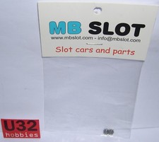 Slot Car MB Slot 19250 Pinion 9D Diameter 5.5Mm Steel In Line 2 Units