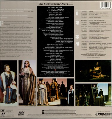 クラシック Wagner: Tannhauser m Wagner: Tannhauser: Metropolitan Opera (1982) | eBay